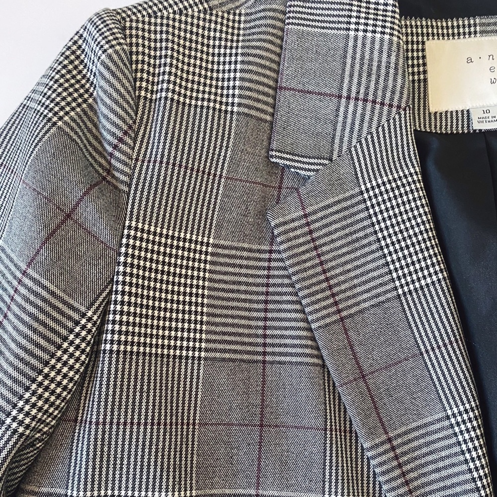 A New Day Plaid Blazer